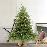 Salcar 120/150 cm Künstlicher Weihnachtsbaum, Fichte, mit 924/1372 PE-Zweige und 116/266 PVC-Zweige